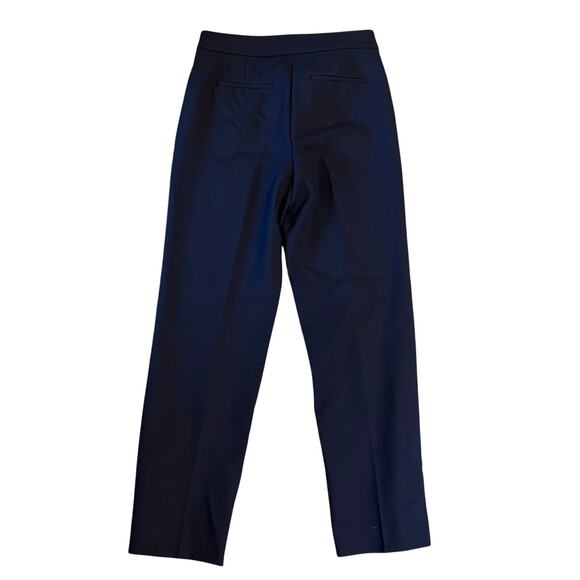 J. Crew Carreman Kate Straight Leg 4 Season Stretch Navy Blue Pants Womens 10T - Picture 3 of 9